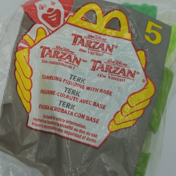 Vintage 2000 McDonald's Disney Tarzan Jane & Terk Figurines Happy Meal Toys - Picture 5 of 7